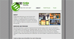 Desktop Screenshot of nextstepadvertisingdm.com