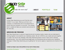 Tablet Screenshot of nextstepadvertisingdm.com